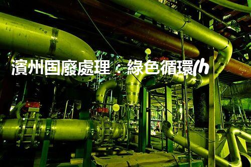 濱州固廢處理：綠色循環(huán)，筑夢(mèng)生態(tài)濱州